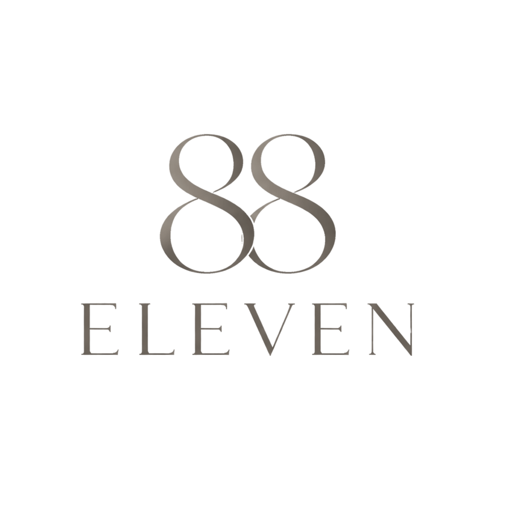 A graphic with the number 88 and the word eleven.